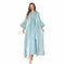 elegant two-piece dress set | premium chiffon fabric | floor-length abaya dress | ultrasonic cleaning