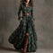French Retro Plaid Dress - Plus Size Belted Waist Irregular Hem Dress Meifu Market