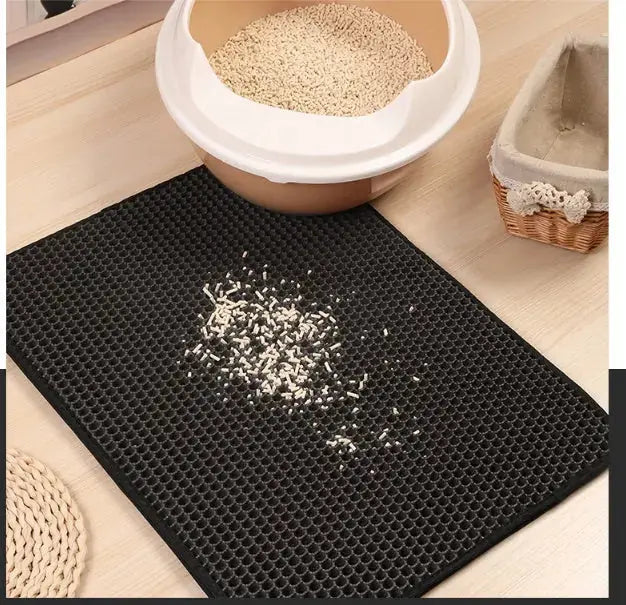 Pet Cat Litter Mat Pet Supplies EVA Double Cat Litter Mat Meifu Market