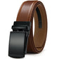 Double-sided Genuine Leather Alloy Grain Reverse Pull Simple Business Casual Pants Belt Meifu Market