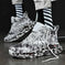 camouflage sneakers for men | lightweight walking shoes | durable outdoor footwear | ultrasonic cleaning