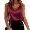 Women's Crossover V-Neck Sleeveless Tank Top - Meifu Market