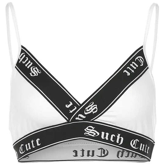 Letter ribbon stitching White - available style options