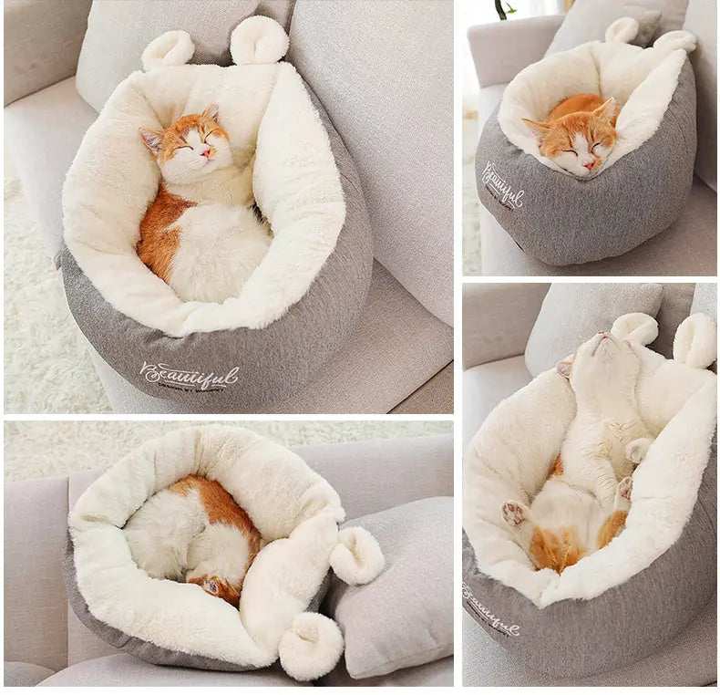Pet Dog Bed Warming Soft Sleeping Bag Cushion Puppy Kennel Meifu Market