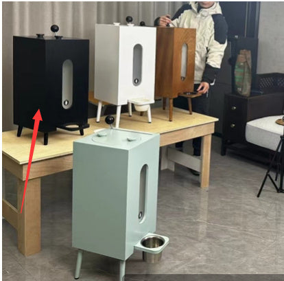 Wooden Pet Feeder Large Capacity Meifu Market