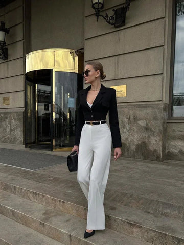 tweed blazer for women | solid color short blazer | wool blend blazer jacket | energy saving