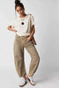 European And American Fashion Casual Women's Loose Wide-leg Pants Low Waist Washed Old 