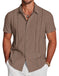 Men's Hawaiian Print Short Sleeve Lapel Shirt - Meifu Market