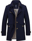 Men's casual jacket mid-length trench coat Meifu Market