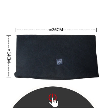 heated neck warmer | rechargeable heating scarf | cold weather gear | energy saving