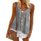 Digital printed floral vest sling 3XL - close-up detail shot