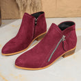 Suede European And American Style Women's Ankle Boots Meifu Market