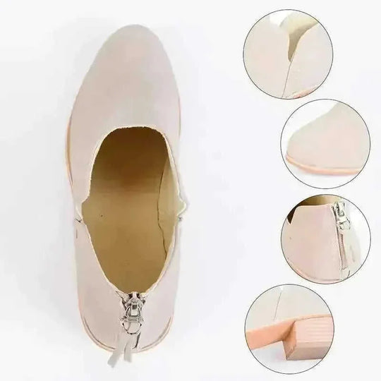 Autumn Women Shoes Retro High Heel Ankle Boots - Meifu Market