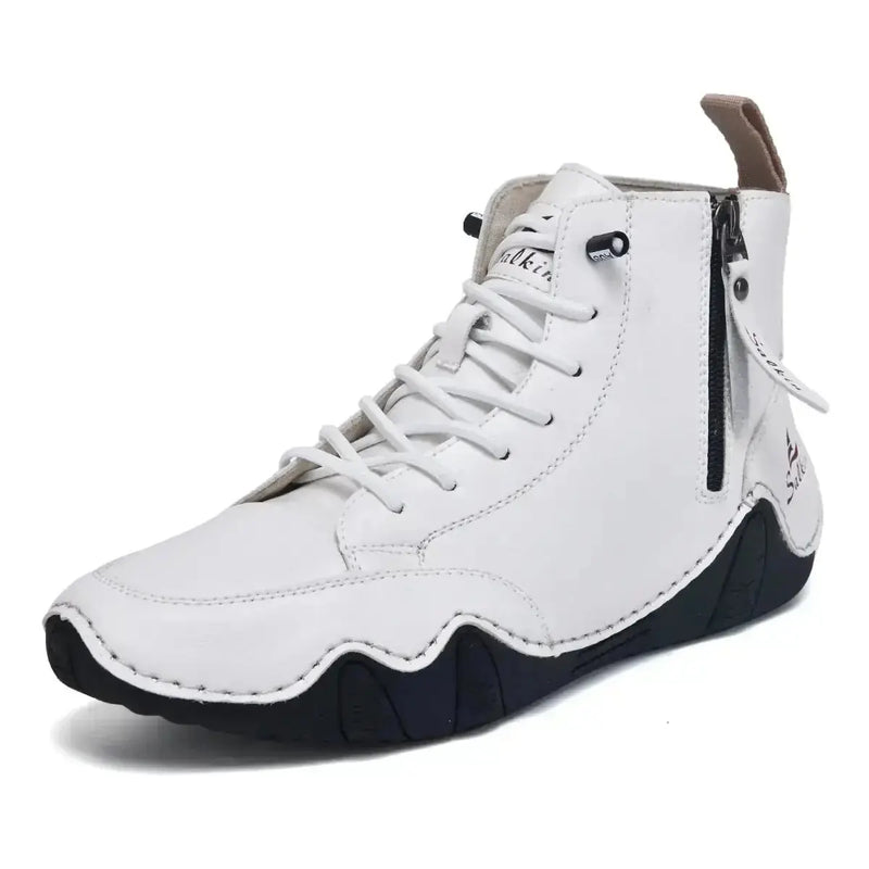 Men's High-top Handmade Leisure Ankle Boots Meifu Market