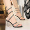 snake-shaped stiletto heels | rhinestone embellished heels | evening party shoes | ultrasonic cleaning