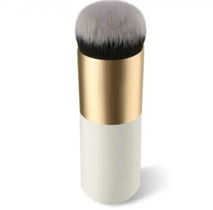 synthetic kabuki brush | dense foundation brush | vegan makeup brush set | ultrasonic cleaning