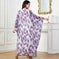 arabic print maxi dress | long sleeve floral dress | muslim modest clothing | energy saving
