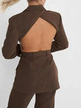 open-back blazer | lace-up blazer | cutout blazer | energy saving