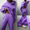 fleece-lined hoodie set | oversized hoodie and sweatpants set | loungewear two-piece outfit | ultrasonic cleaning