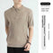 Ice Silk Quick-drying Men's Casual T-shirt Black - available style options