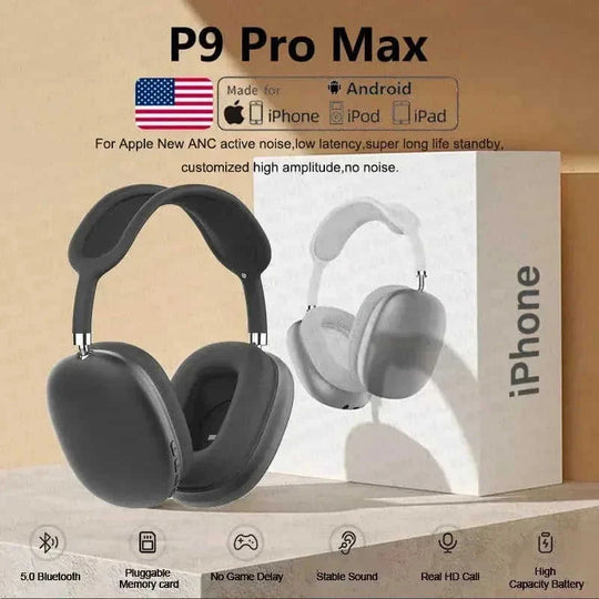 wireless bluetooth 53 | over-ear gaming headset | long battery life for sports | energy saving