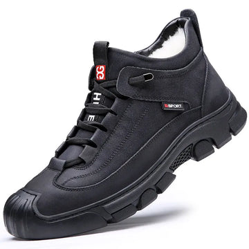 Cotton Wool Cold-proof Non-slip Warm Velvet Padded Thickened Northeast Snow Boots Large Size Shoes