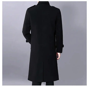 Autumn And Winter New Slim-fit Wool Coat Men's Coat meifu market