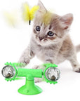 Cat Rotating Windmill Multi-Function Toys Itch Scratching Device Teeth Shining Toy Meifu Market