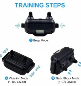 Dog Training Collar - 800m Remote Control Anti-Bark Rechargeable