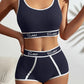 Workout Underwear Cotton Wide-brimmed Letters Sports Underwear Suit Meifu Market