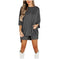 summer knit suit set | breathable cotton blend fabric | casual two-piece outfit | energy saving
