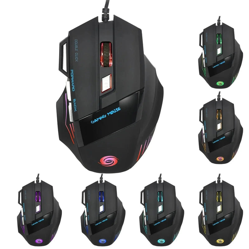 rgb gaming mouse | programmable buttons mouse | high-precision sensor | ultrasonic cleaning