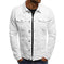 Men's Denim Shirt Jacket - Casual Button Down Jean Jacket, Long Sleeve Shirt Style for Spring & Fall Meifu Market