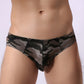 Men's Nylon Printed Camouflage U-shaped Triangular Underwear Meifu Market