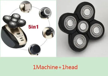 5 In 1 Multifunctional Electric Shaver 5 Blade Razor For Men Shaved Head Rechargeable Shaving Machine Beard Nose Hair Trimmer meifu market