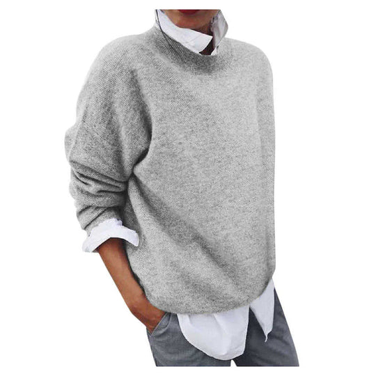 Women's fake two-piece sweater Meifu Market