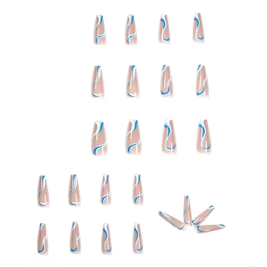 acrylic nail tips | short coffin nails | press on nails | energy saving