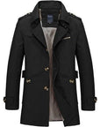 Men's casual jacket mid-length trench coat Meifu Market