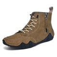 Men's High-top Handmade Leisure Ankle Boots Meifu Market