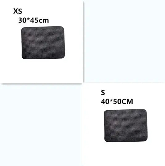 Double Layer Litter Cat Bed Pads Pet Cat Litter Mat Trapping Pets Litter Box Mat Pet Product Bed For Cats House Clean Mat Meifu Market