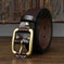 cowhide leather belt | solid brass buckle | adjustable belt for men | energy saving