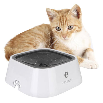 1.5L Cat Dog Water Bowl Carried Floating Bowl Anti - Overflow Slow Water Feeder Dispenser Pet Fountain ABS&PP Dog Supplies - Meifu Market