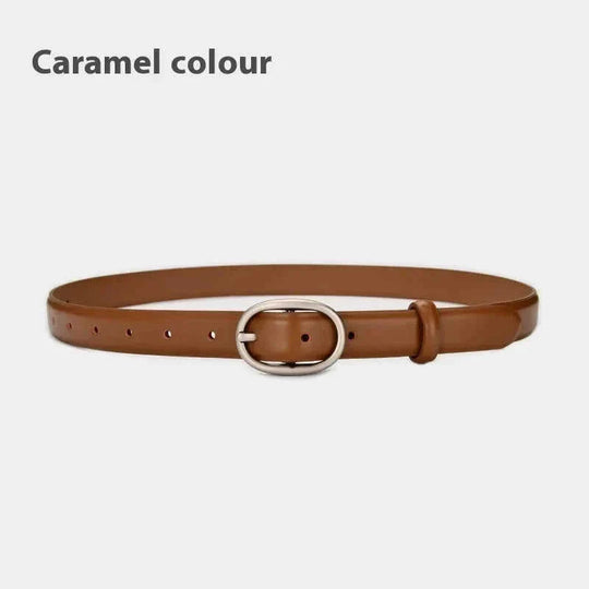 womens thin leather belt | adjustable jeans strap belt | genuine cowhide belt black | ultrasonic cleaning