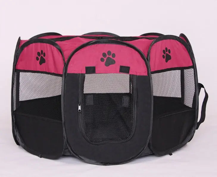 Folding Octagonal Pet Fence Oxford Cloth Cat And Dog Kennel Meifu Market