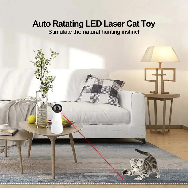 Automatic Laser Cat Toy Bear Laser Cat Toy LED Red Laser Cat Cat Toy Meifu Market
