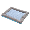 Pet Cooling Pad Bed For Dogs Cats Puppy Kitten Cool Mat Pet Blanket Ice Silk Material Soft For Summer Sleeping Blue Breathable Meifu Market
