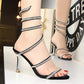 Women's Shoes Stiletto Heels Snake-shaped Winding Rhinestone 