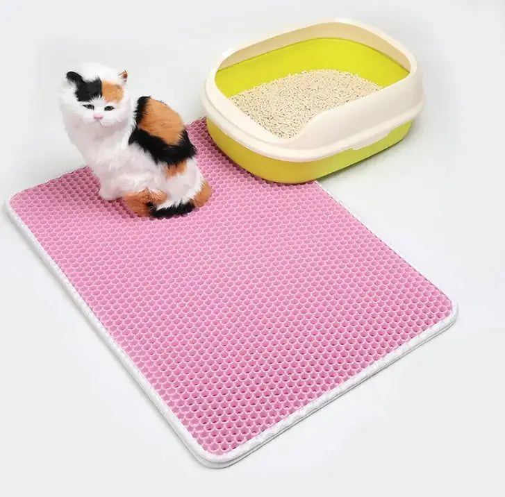 Pet Cat Litter Mat Pet Supplies EVA Double Cat Litter Mat Meifu Market