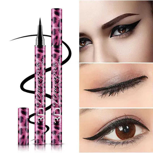 Makeup Red Leopard Eyeliner and Mascara Set Leopard - angle view with red leopard eyeliner and mascara set - cyber commute...