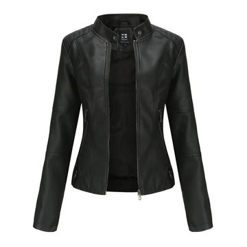 European And American Women's Leather Jackets Meifu Market